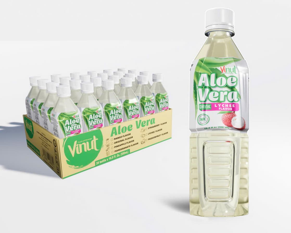 VINUT 芦荟饮料 荔枝风味 500毫升