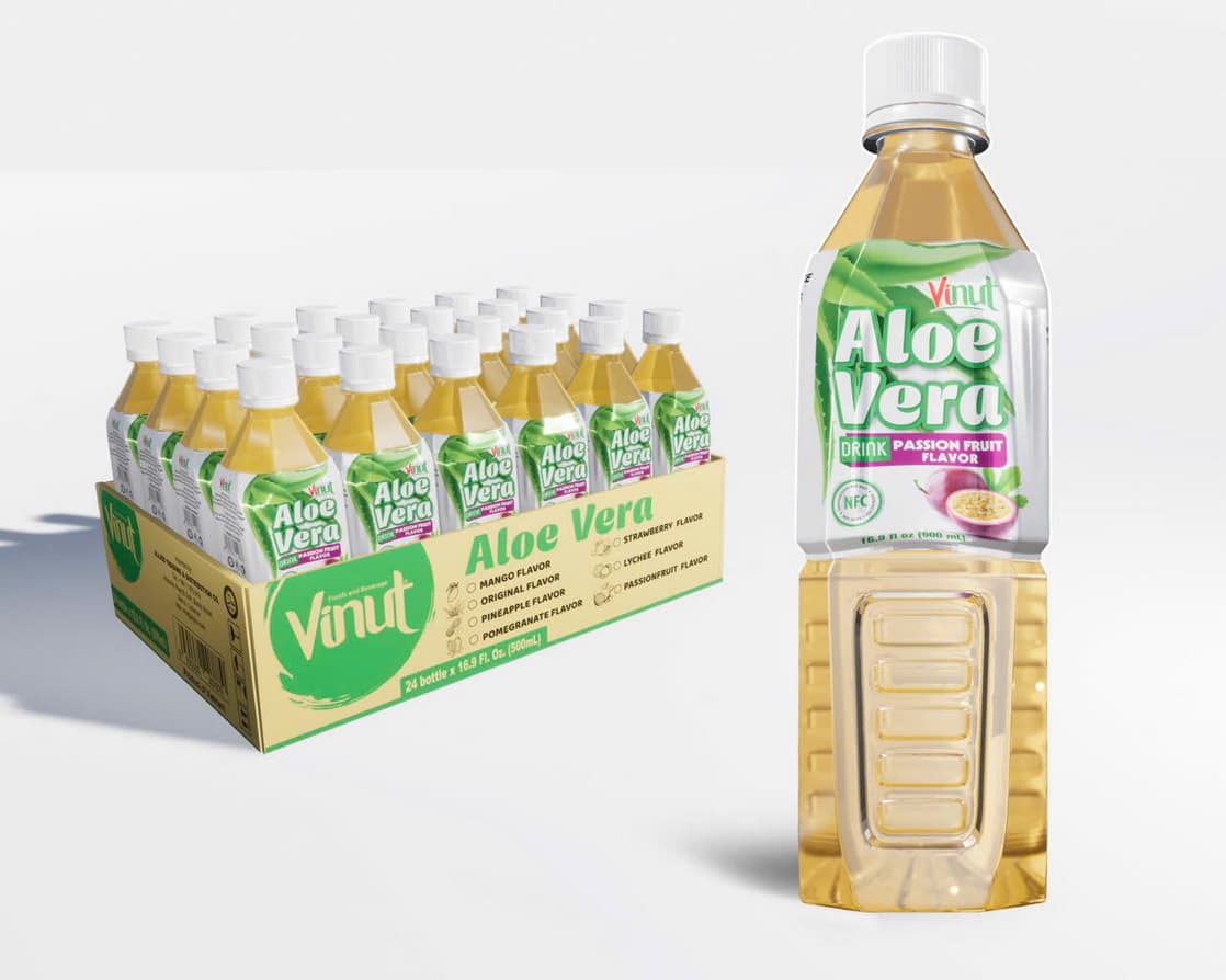 VINUT 芦荟饮料 百香果风味 500毫升