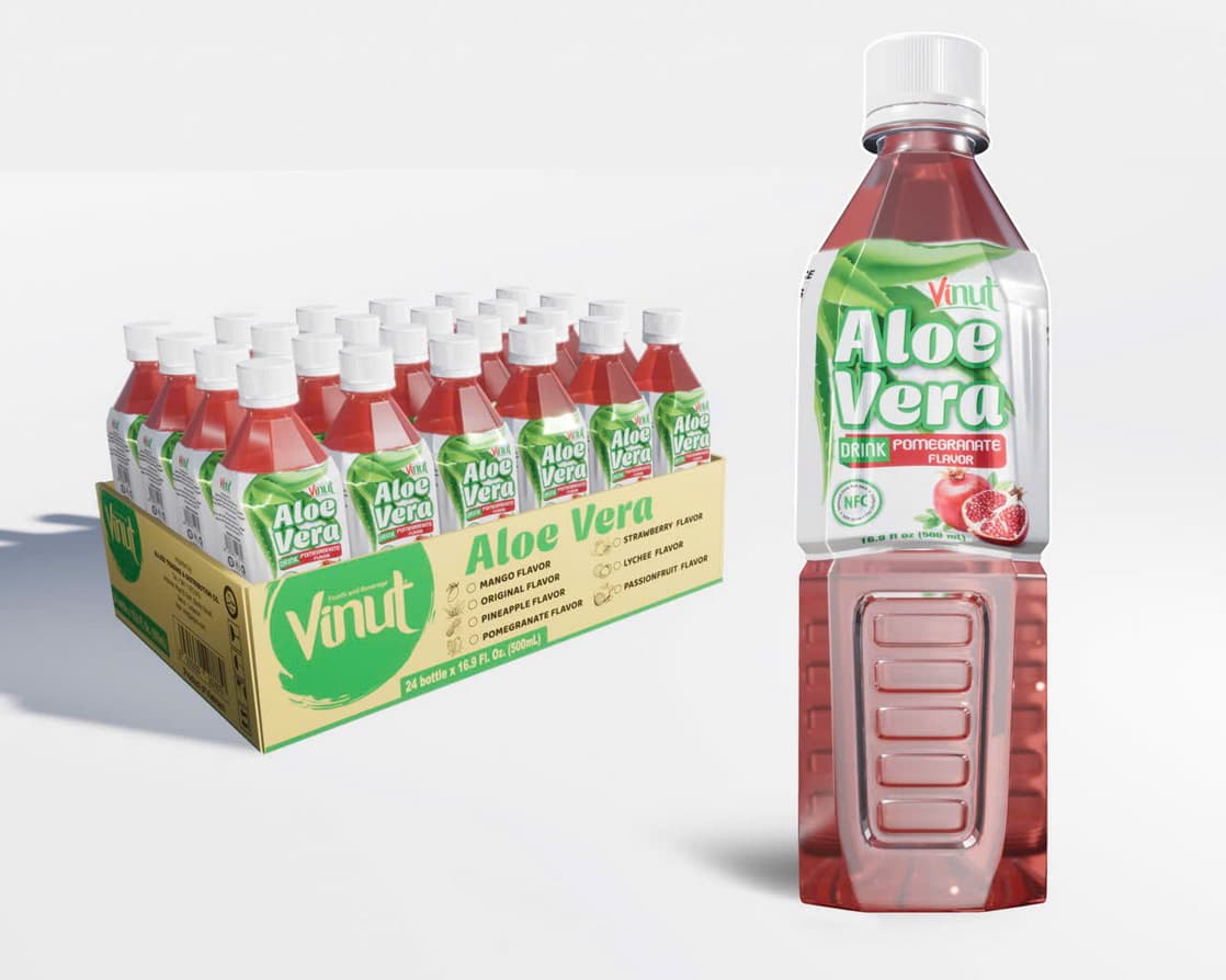 VINUT 芦荟饮料 石榴味 500毫升