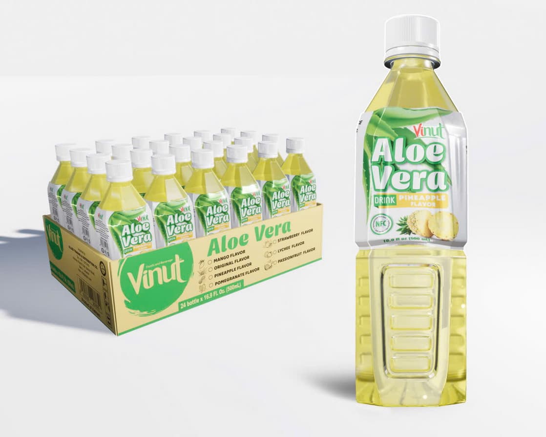 VINUT 芦荟饮料 菠萝味 500毫升