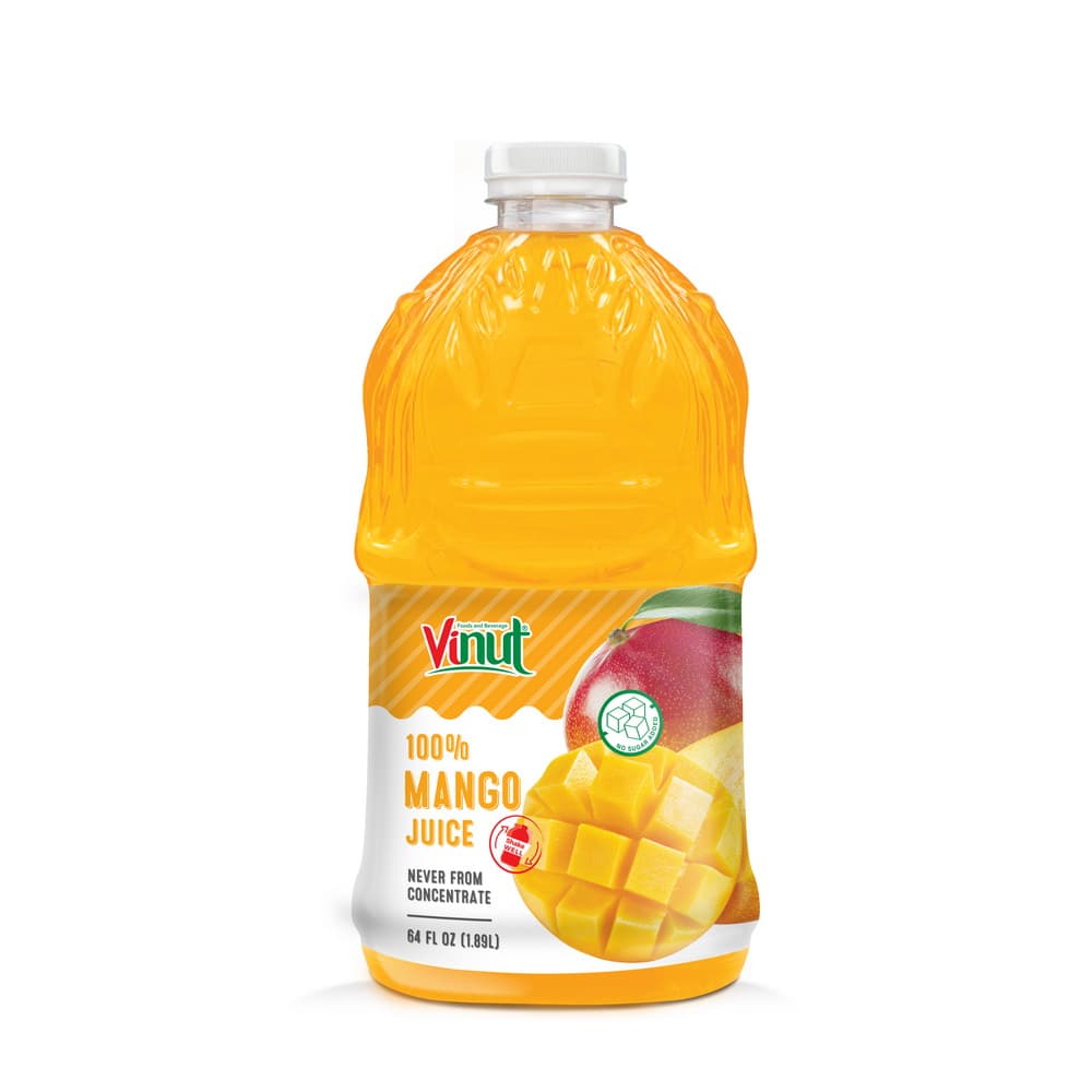 Vinut 100% Mango Juice, Never From Concentrate, PET Bottle, 64 fl oz 1.89 L