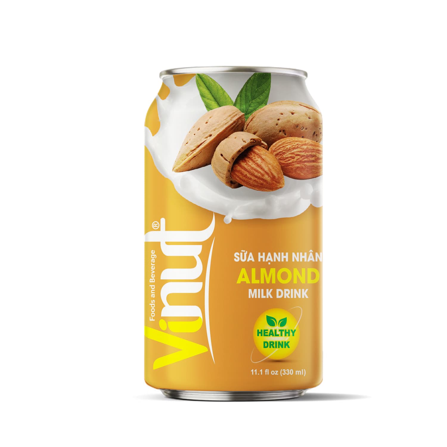 Vinut Almond Milk Drink, Healthy Drink, Slim Can, 11.1 fl oz 330 mL