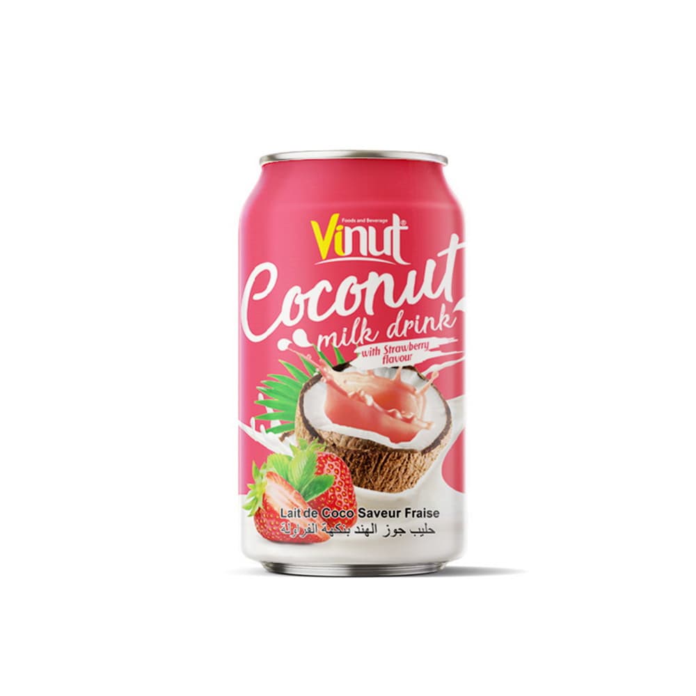VINUT 椰奶饮品 草莓风味 330毫升罐装